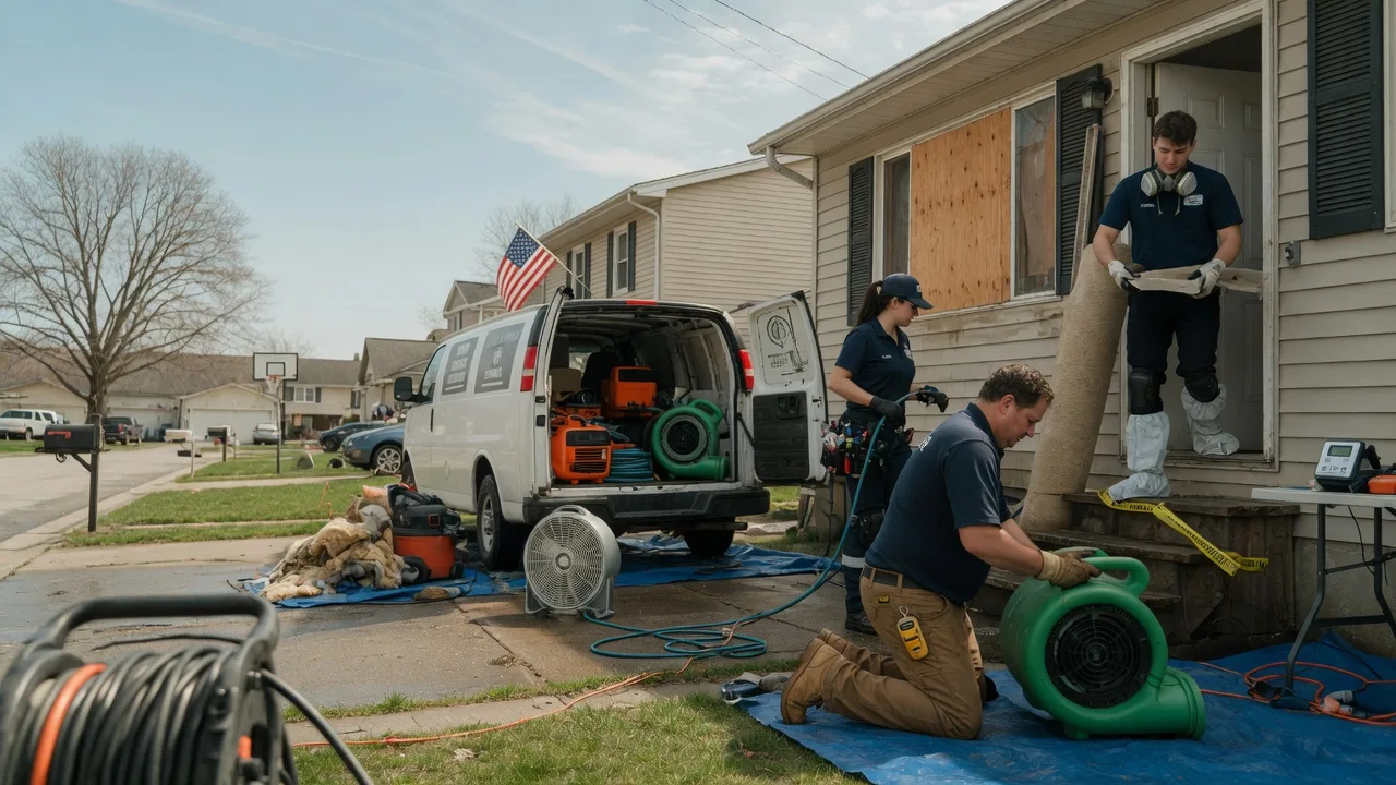 Water Damage Restoration in New Athens, OH near me